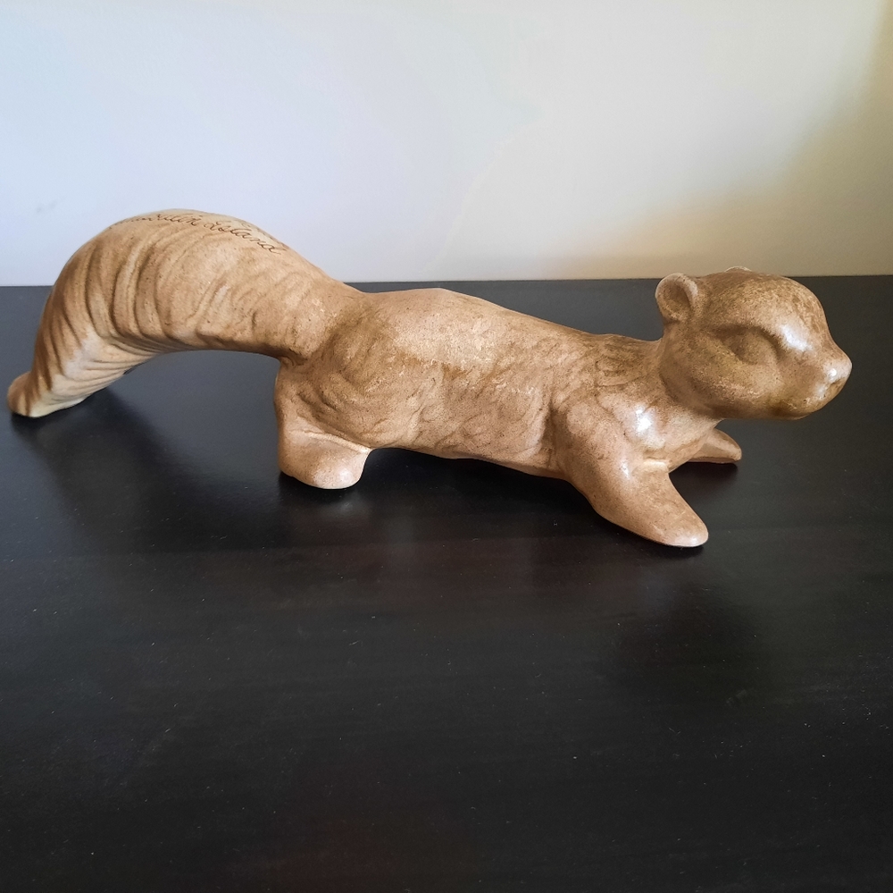 Vintage Evangeline Ceramic Squirrel - MCM Decor
